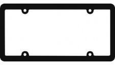 Blank Plastic License Plate Frames