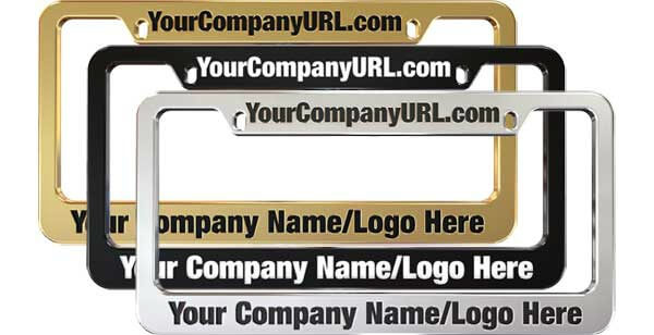 thumbnail image 2 of Mirror Mania Custom Personalized Engraved Chrome License Plate Frame – Any Text You Want! 2 of 5