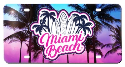 Full Color Acrylic License Plate | Full Color Acrylic Plate