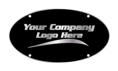 Raised Plastic Oval License Plates | Oval-Plate