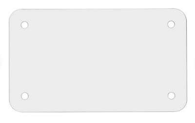 Blank PolyAd Motorcycle Plates | Blank Moto Plate