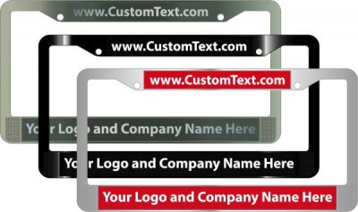 Zinc Die Cast License Plate Frame | Zinc Frame Color