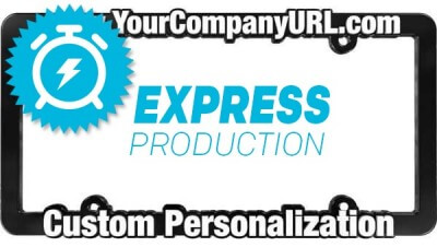Express Raised Plastic License Plate Frame | Raised Plastic Frame EXP